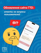 Обновлённый сайт ГТО: ответы на ваши вопросы! Обновлённый сайт ГТО: ответы на ваши вопросы!.